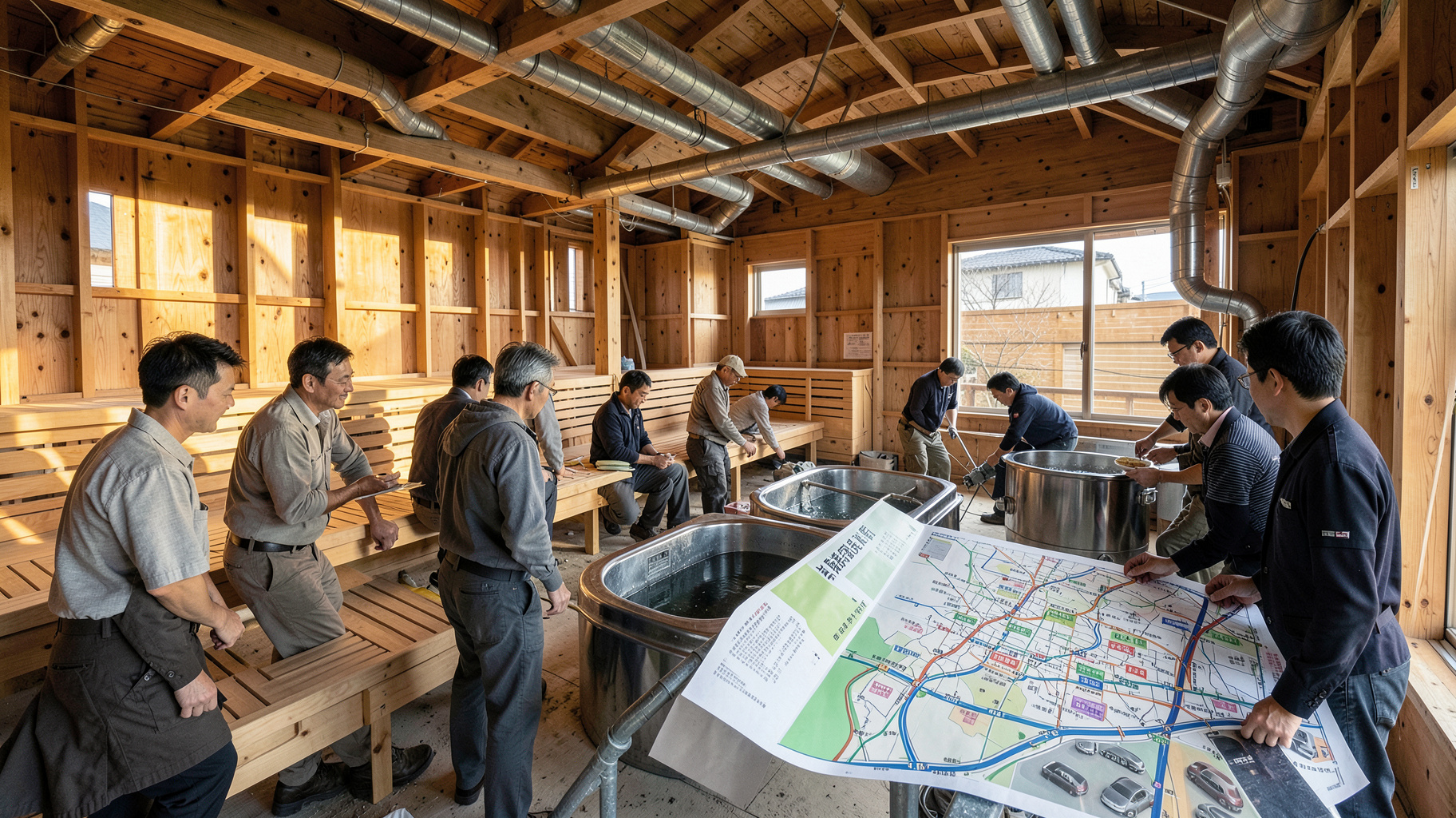 東海最大級の男性専用サウナ施設「スーパーサウナ一宮」開業が変える市場と地域集客の未来のイメージ画像
